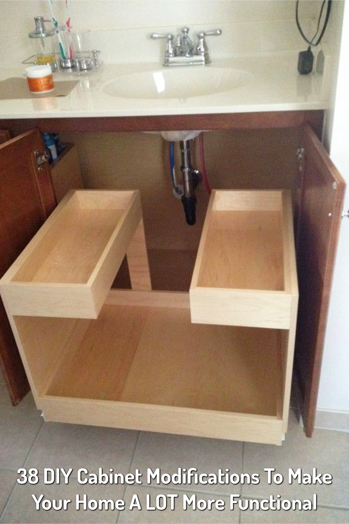 38 DIY Cabinet Modifications To Make Home A LOT More Functional (and organized!)