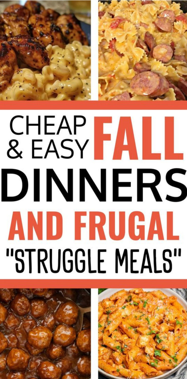 fall struggle meals recipes