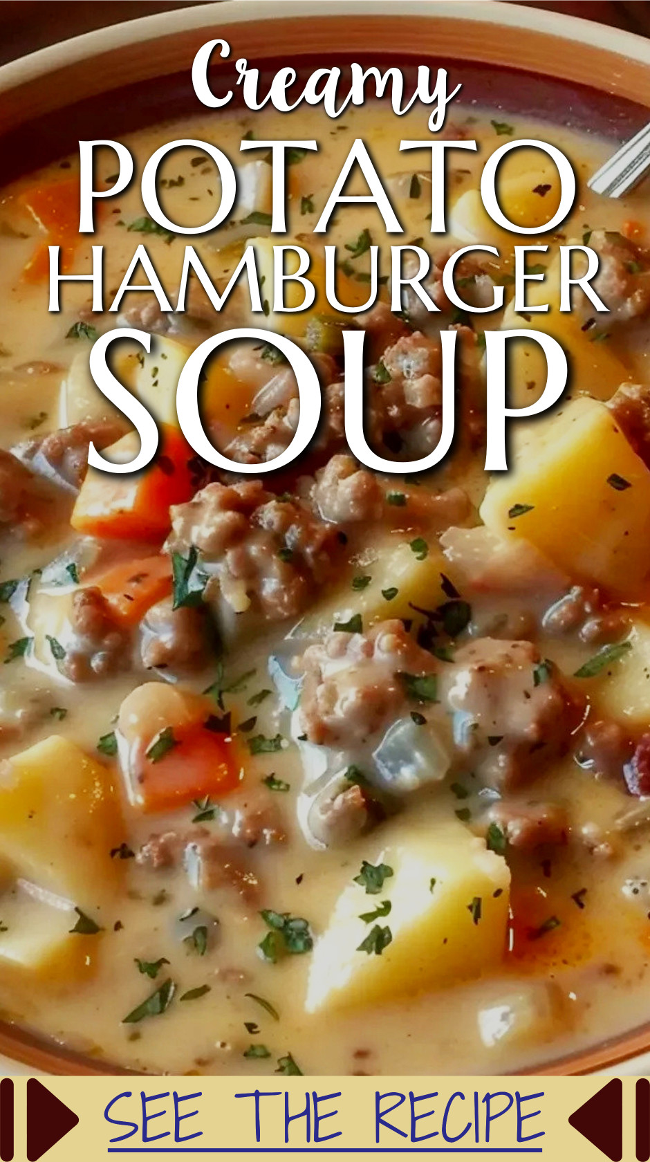 Creamy Potato Hamburger Soup