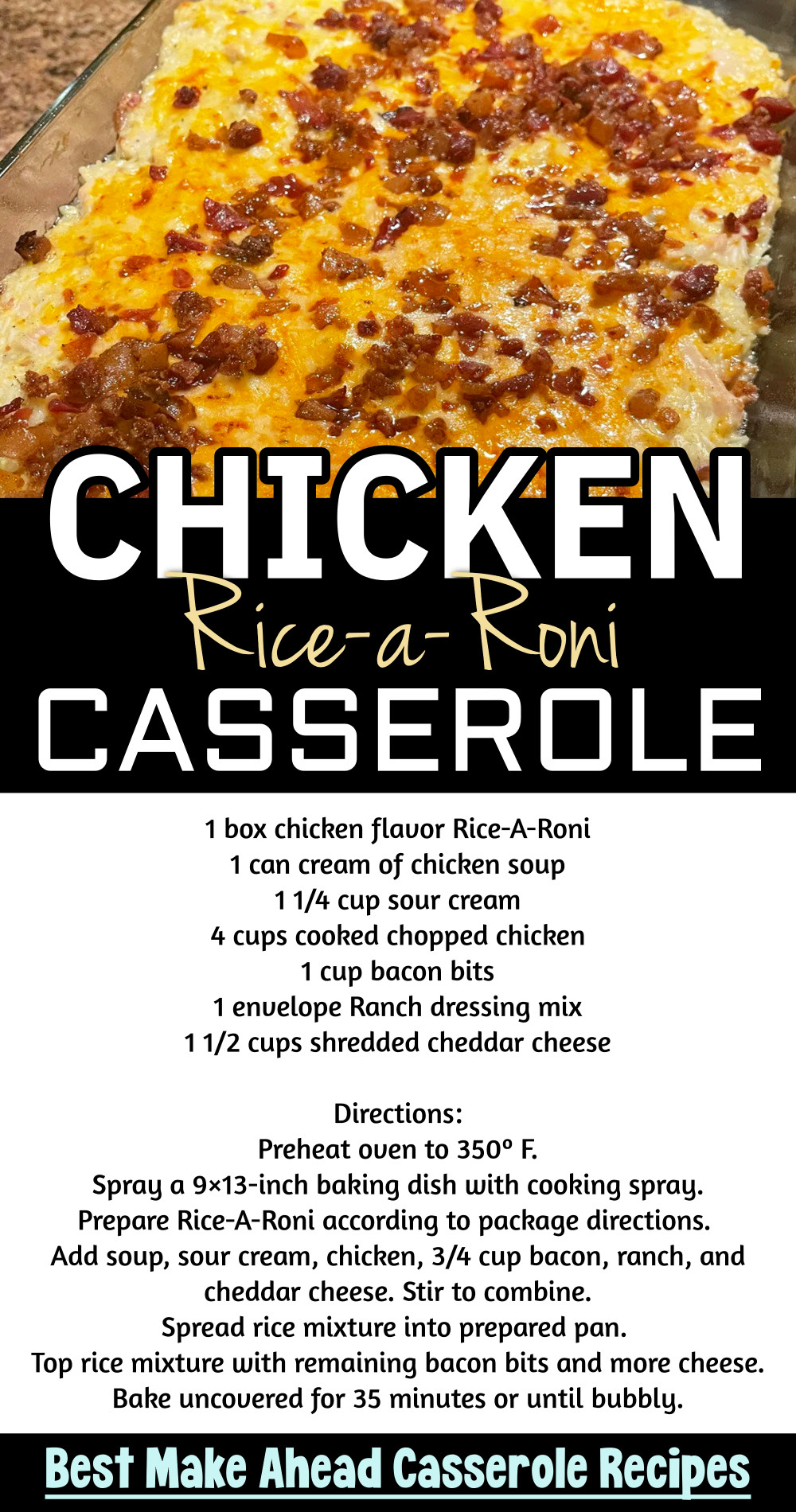 Chicken Rice-a-Roni Casserole Recipe