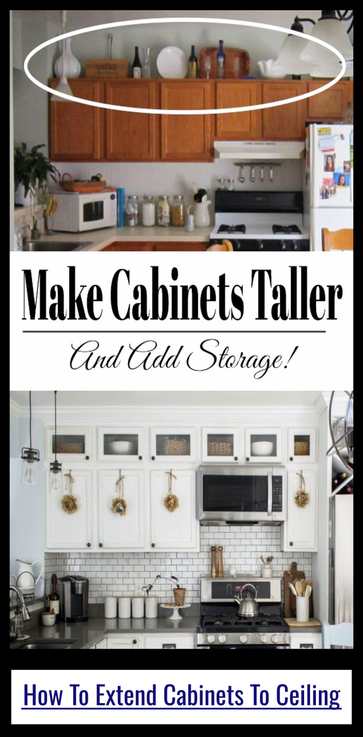 How Make Kitchen Cabinets Taller