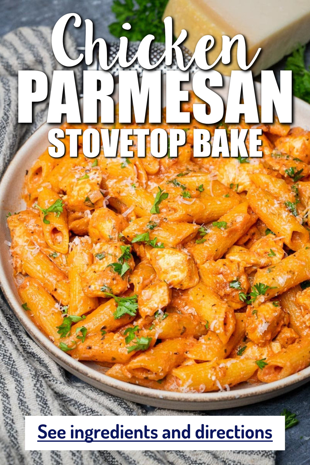 Chicken Parmesan Stovetop Bake