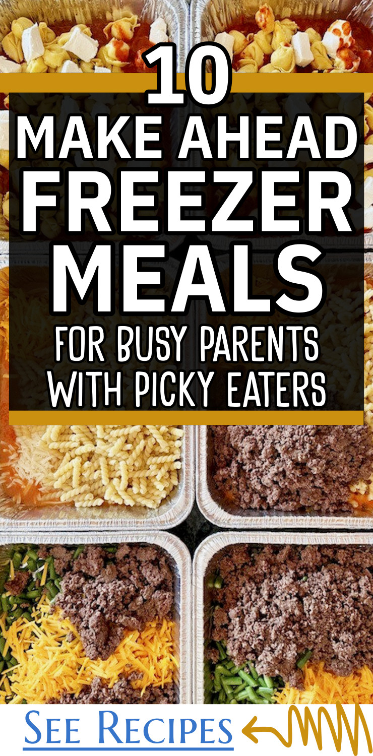 10 Make Ahead Freezer Meals For Parents With Picky Eaters