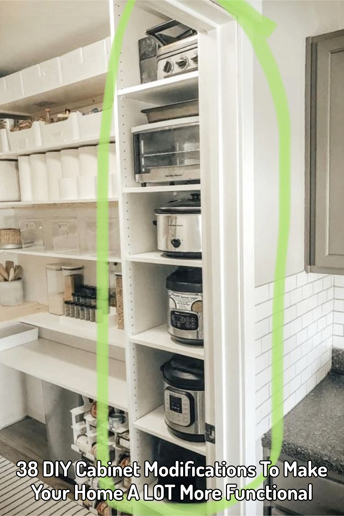 38 DIY Cabinet Modifications To Make Home A LOT More Functional (and organized!)