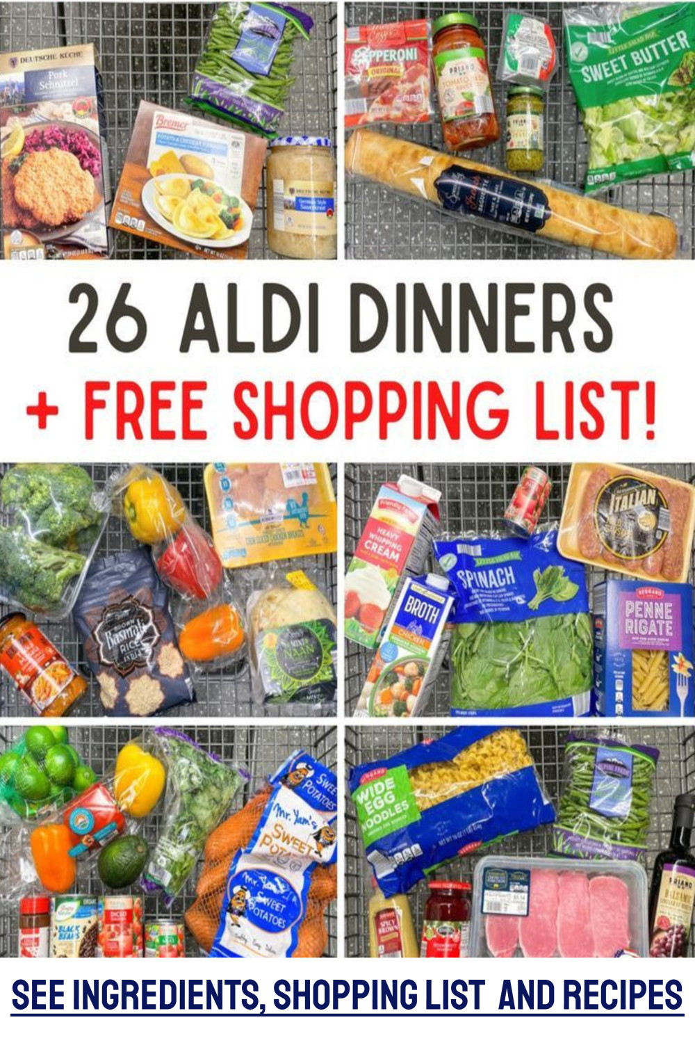 26 Cheap Aldi Dinners