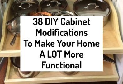 DIY Cabinet Makeovers – 38 Budget-Friendly Upgrades For Your Kitchen, Bath and Laundry Room