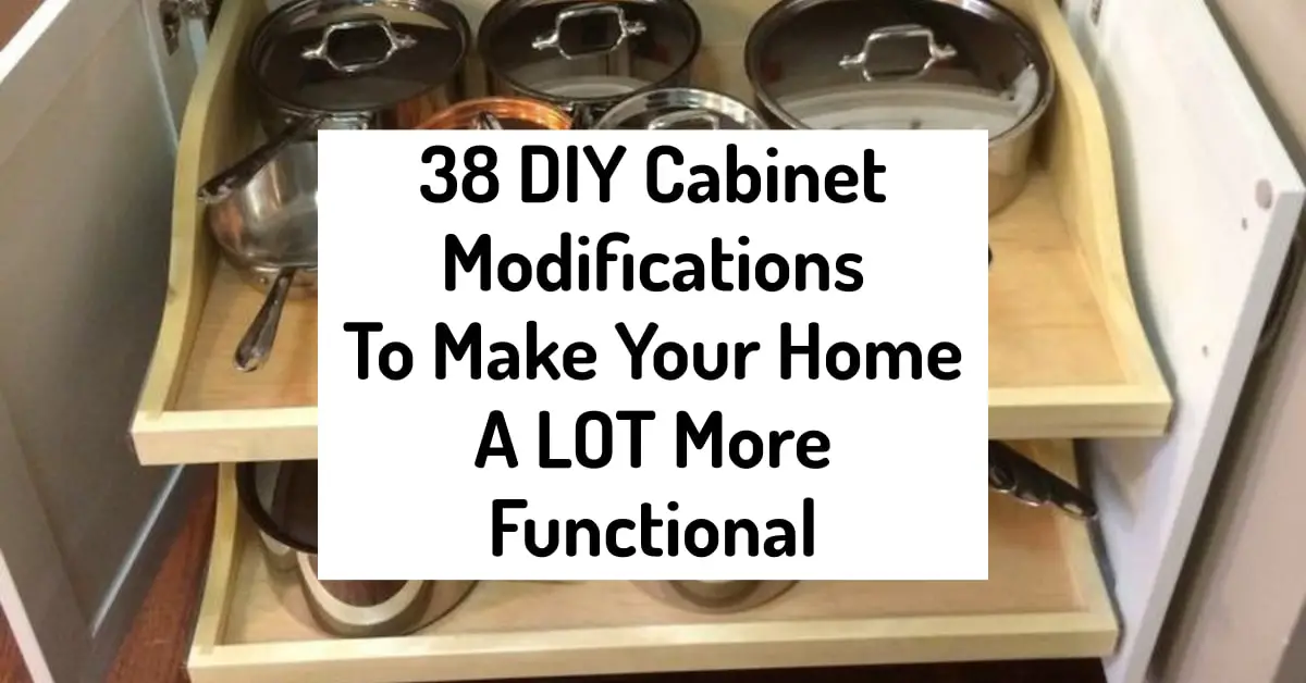 cabinet modifications to make home more functional