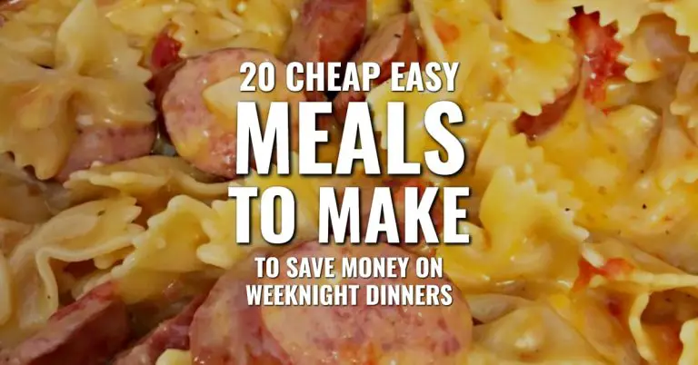 cheap easy meals to make for dinner