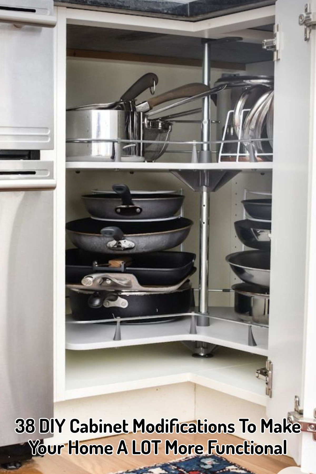 38 DIY Cabinet Modifications To Make Home A LOT More Functional (and organized!)