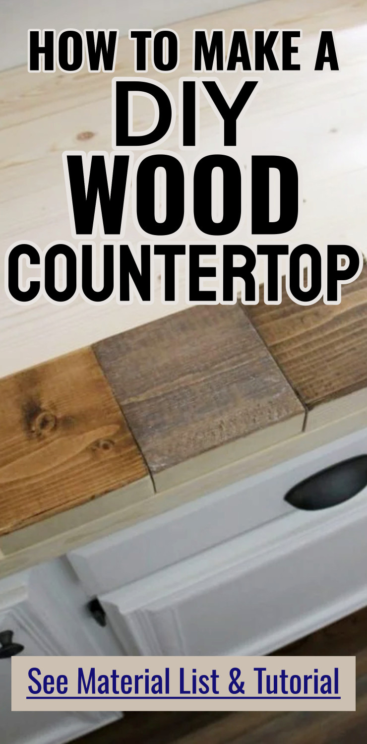 DIY Wood Countertops Tutorial