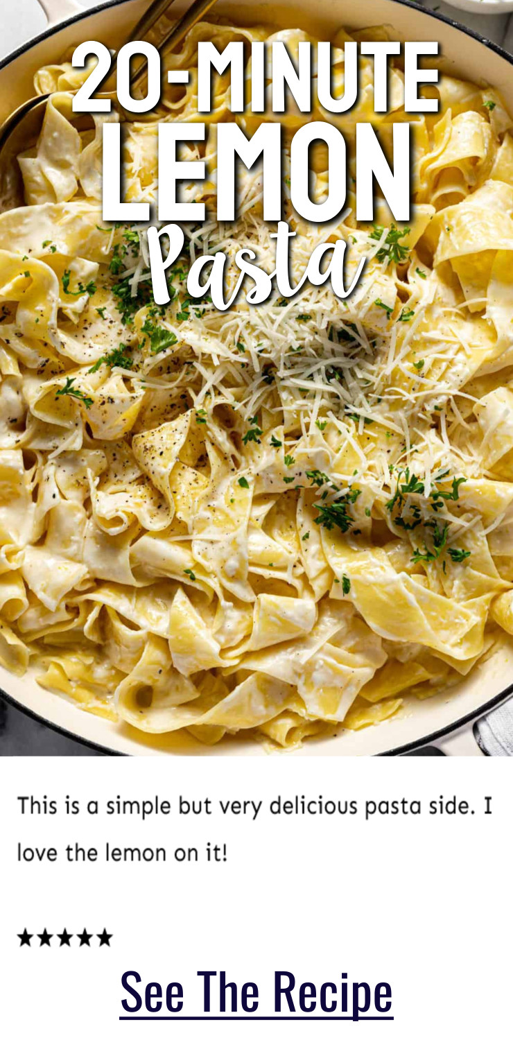 20-Minute Lemon Pasta