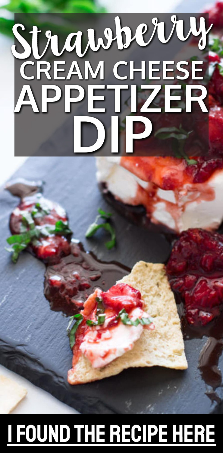 Strawberry Cream Cheese Appetizer Dip