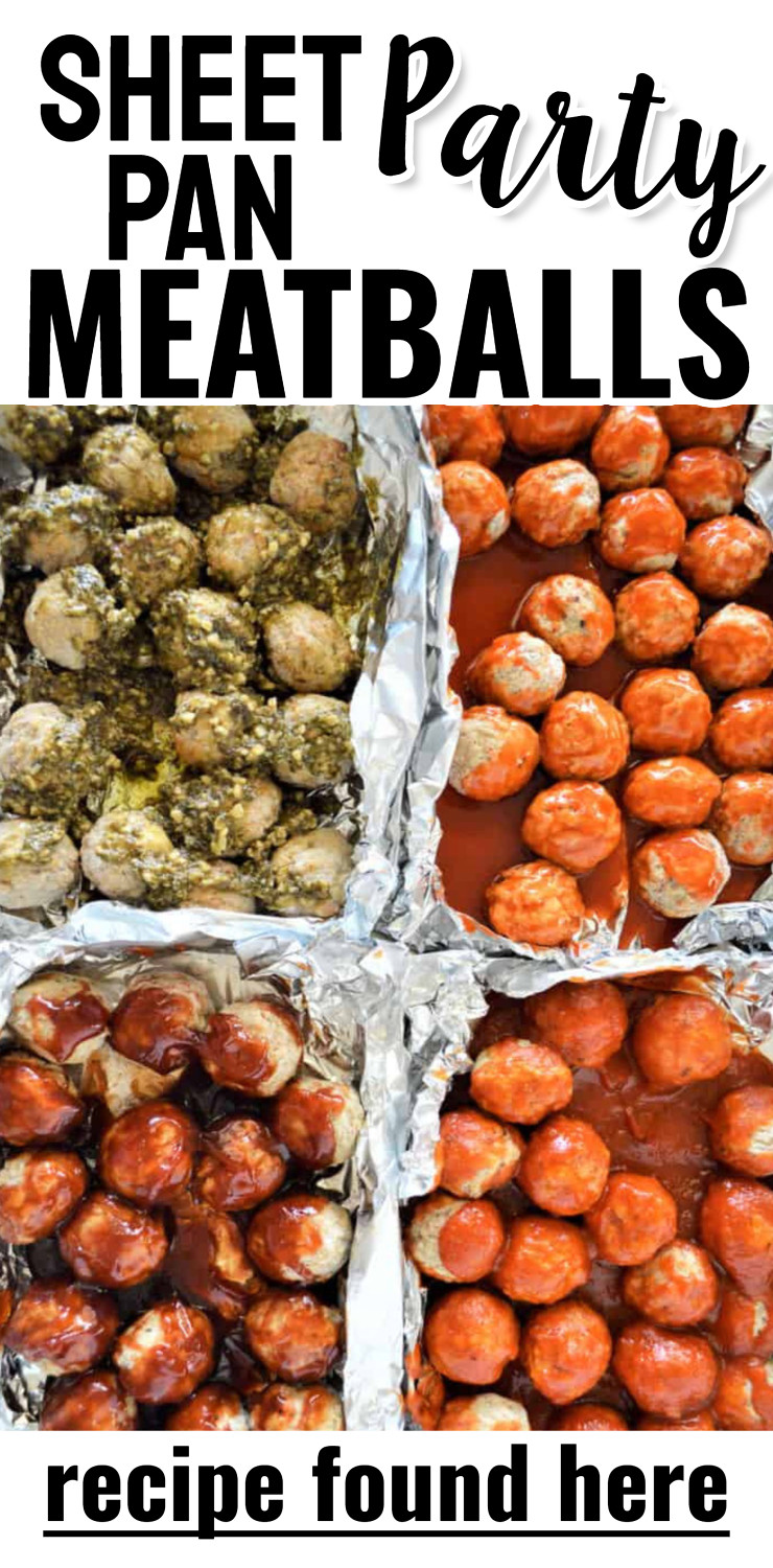 Sheet Pan Party Meatballs