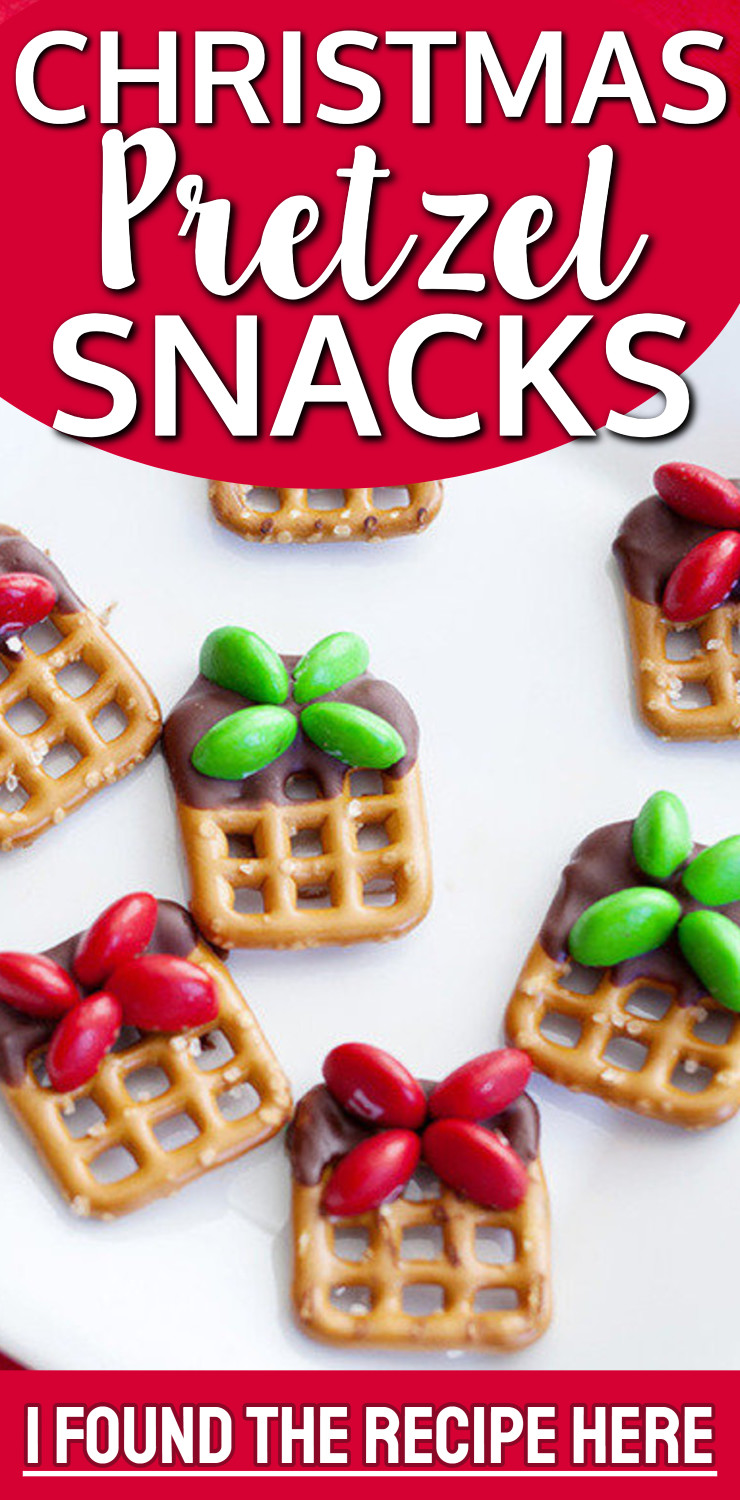 Christmas Pretzel Snacks