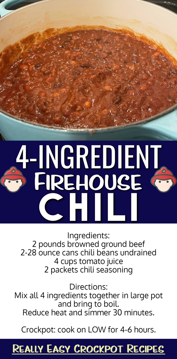 4-Ingredient Firehouse Chili