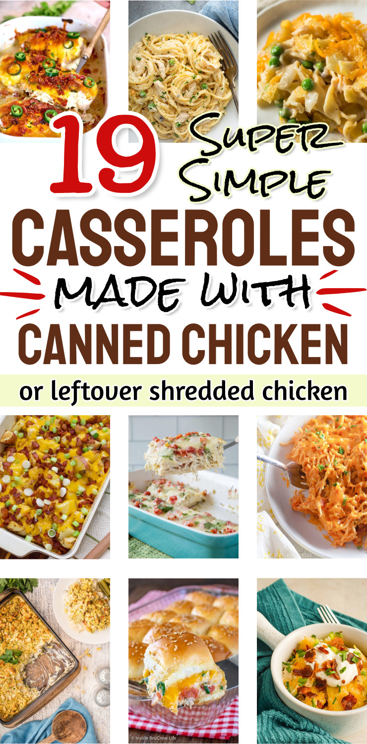 Casseroles With Canned Chicken