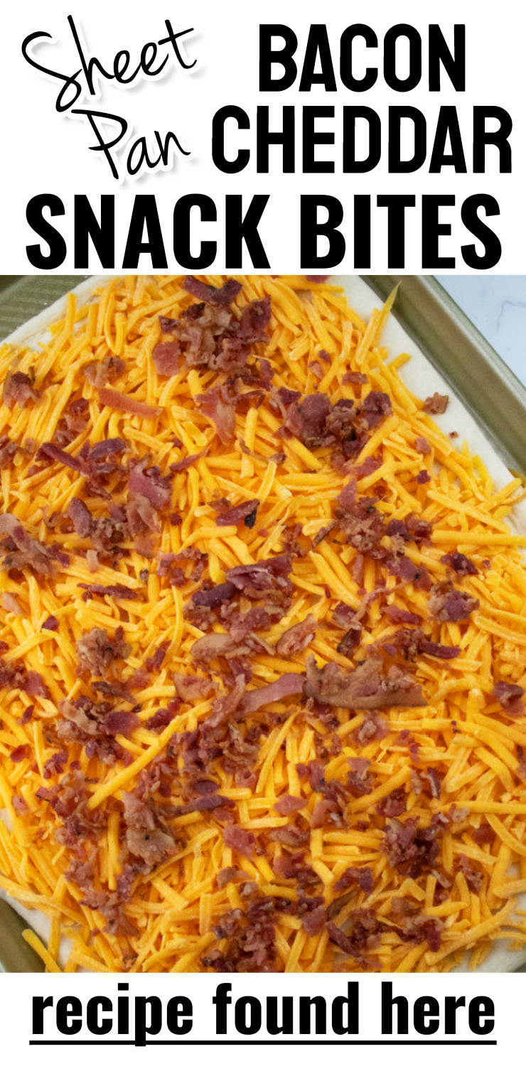 Sheet Pan Bacon Cheddar Snack Bites