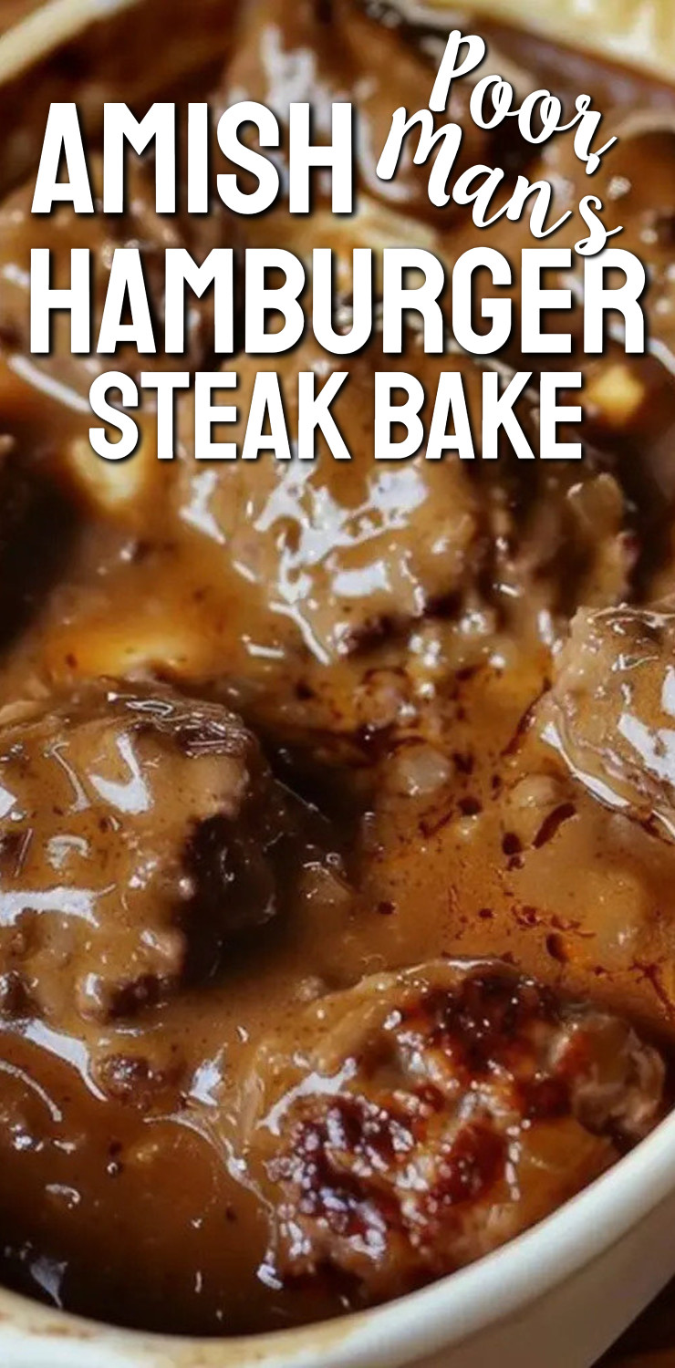 Amish Poor Man's Hamburger Steak Bake