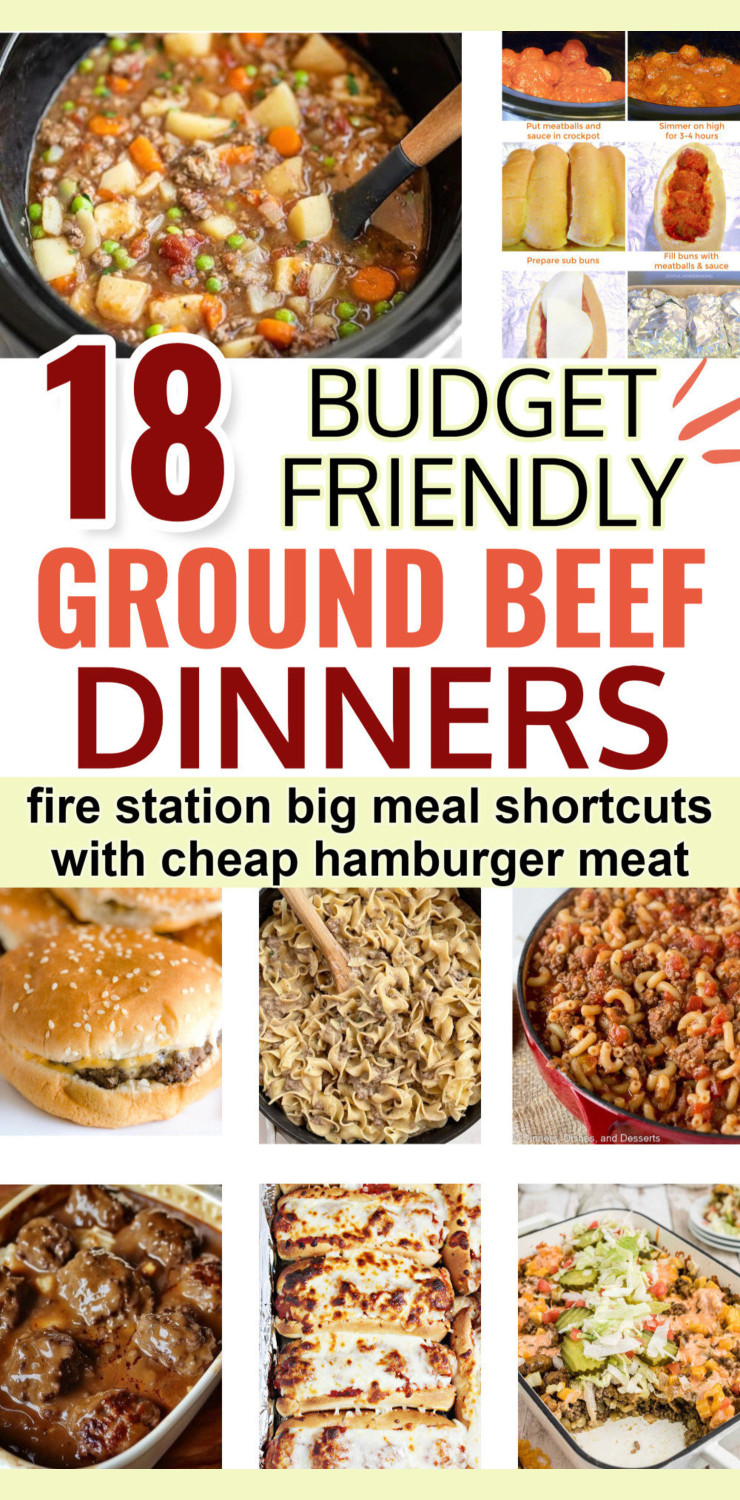 Got Ground Beef? 18 Family Meals With Hamburger Meat (aka: easy fire station dinners!)