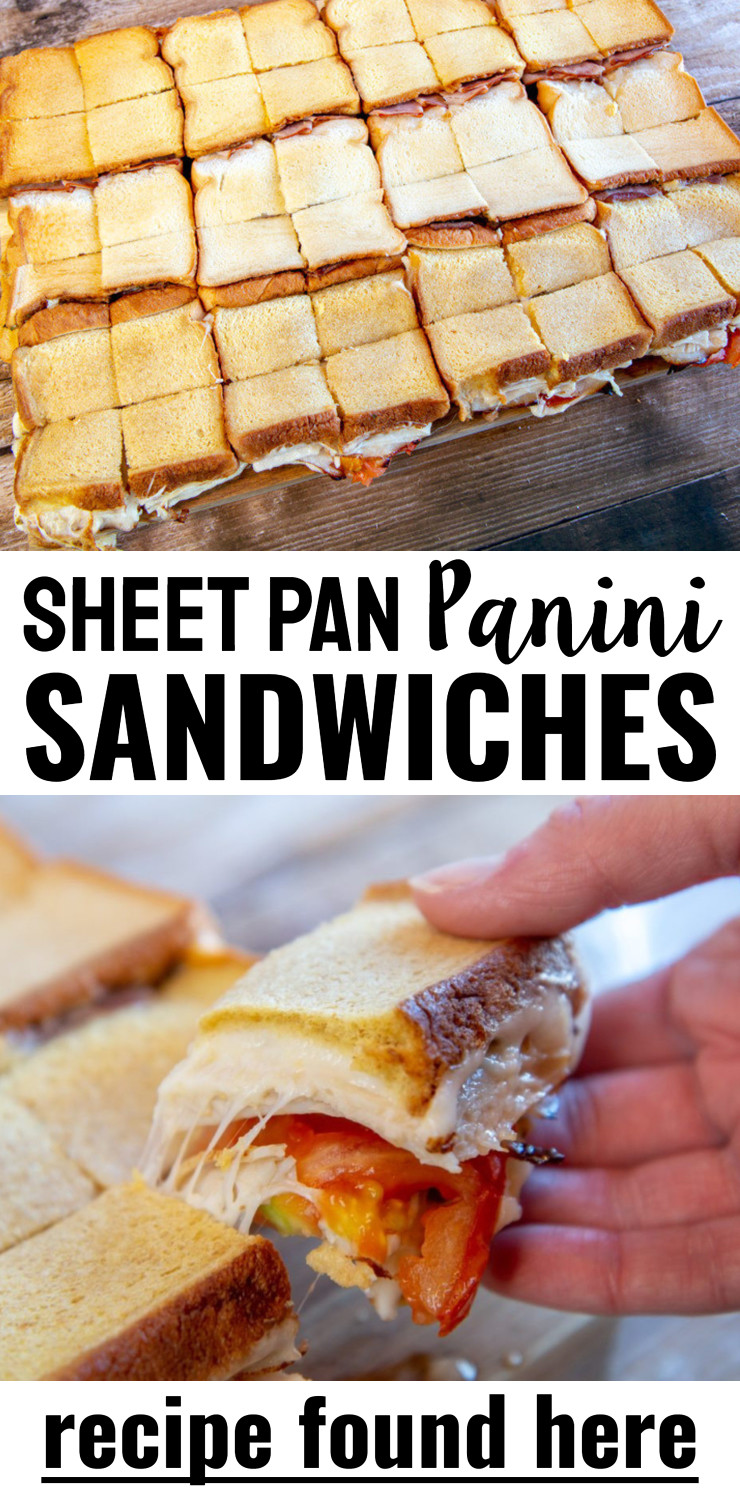 Sheet Pan Panini Bites