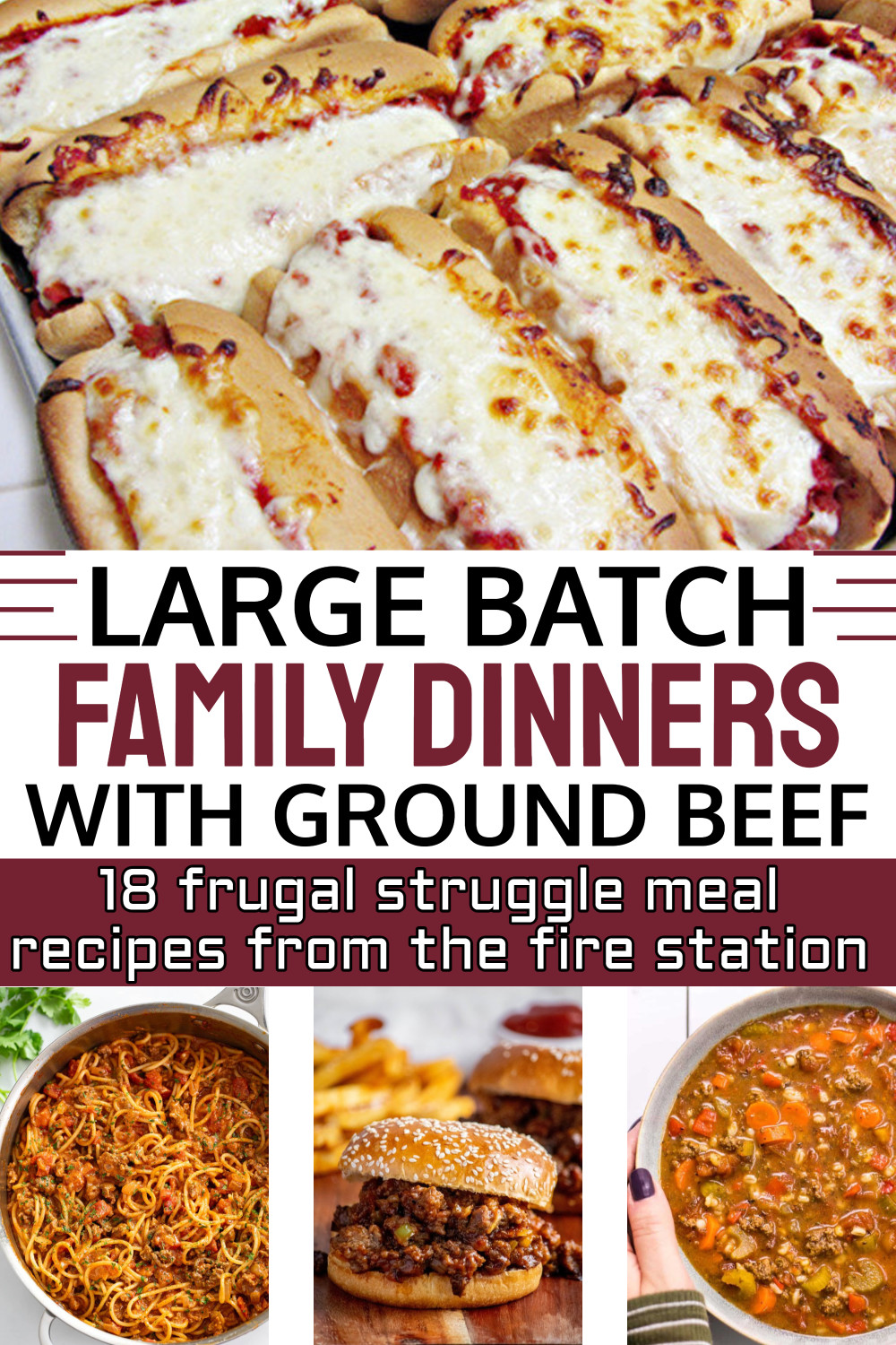 Got Ground Beef? 18 Family Meals With Hamburger Meat (aka: easy fire station dinners!)