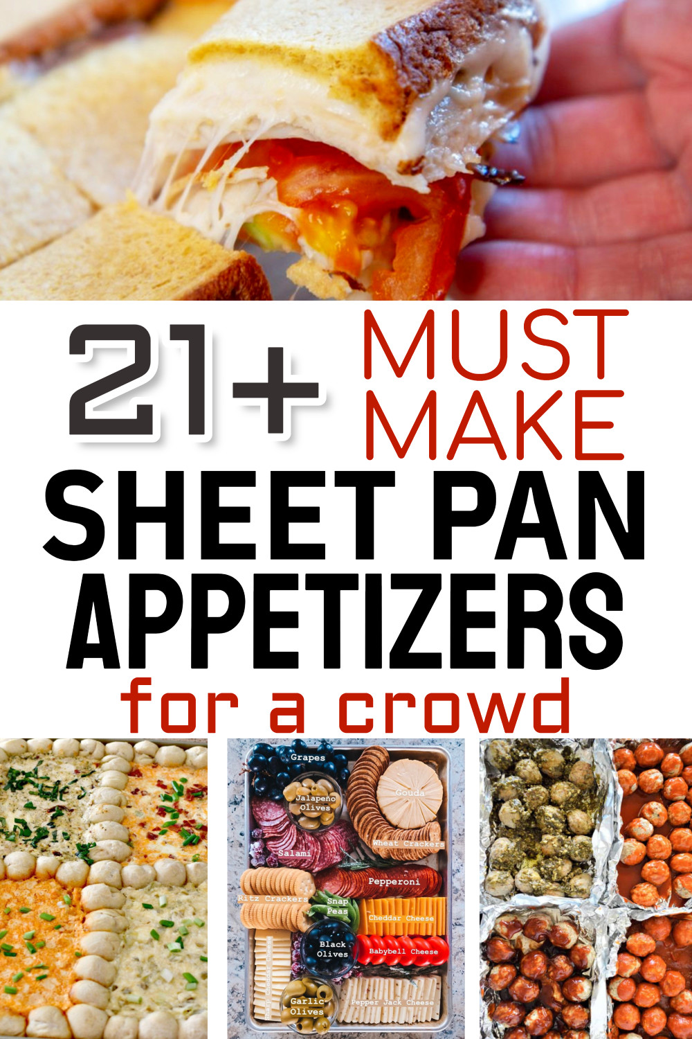 must make sheet pan appetizers for a crowd