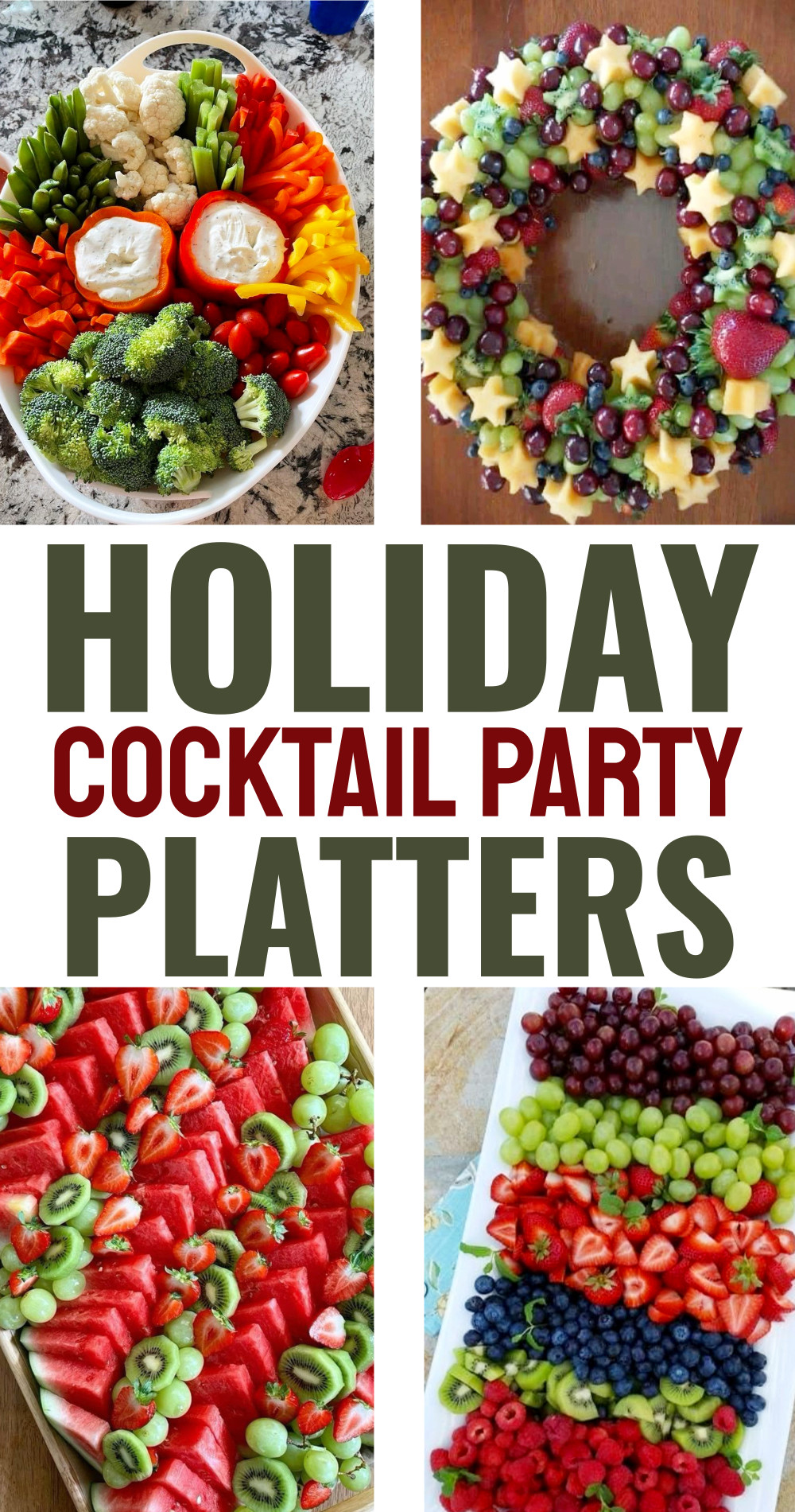 Holiday Cocktail Party Platters