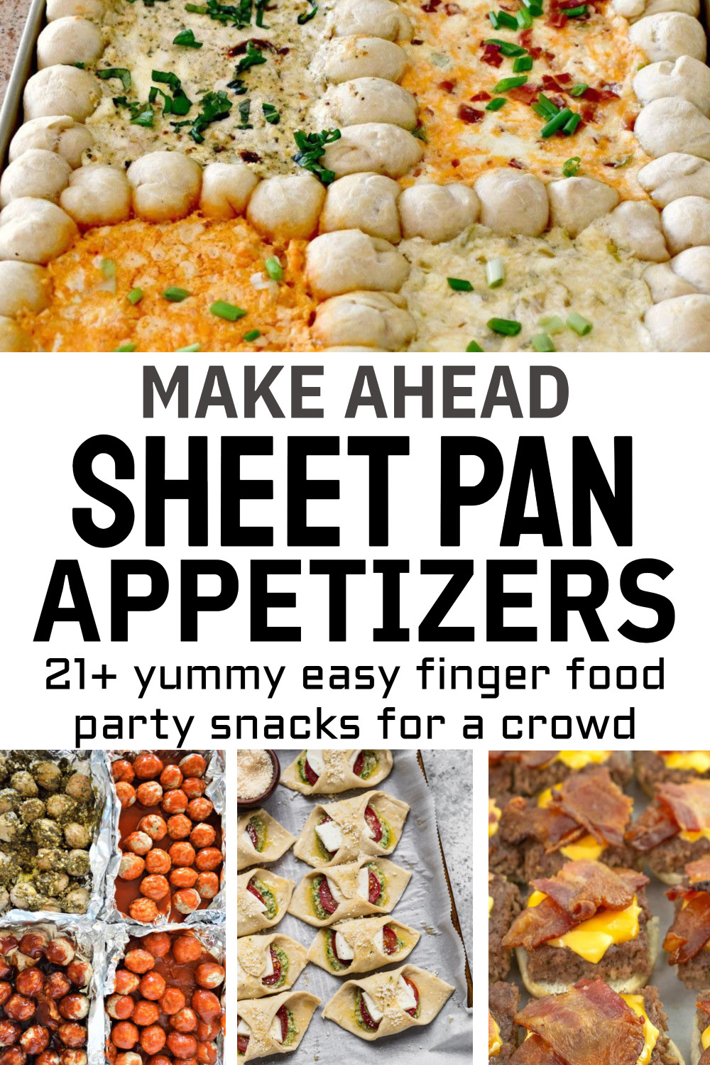 make ahead sheet pan appetizers