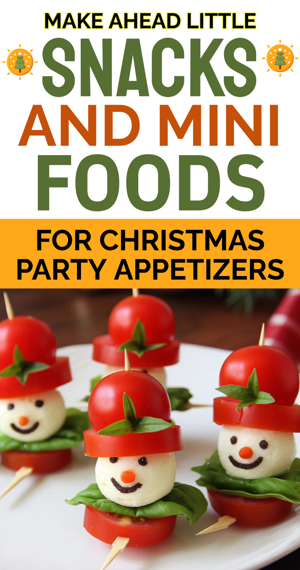 mini foods for christmas party