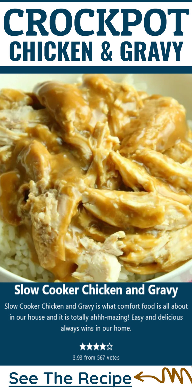 Crockpot chicken and gravy