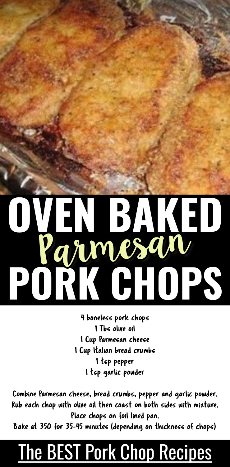 Oven Baked Parmesan Pork Chops