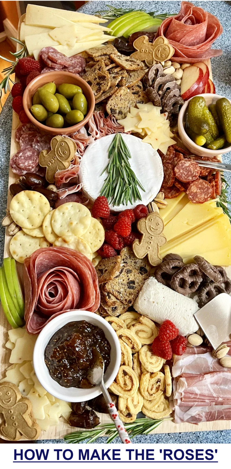 Christmas Holiday Charcuterie party platter