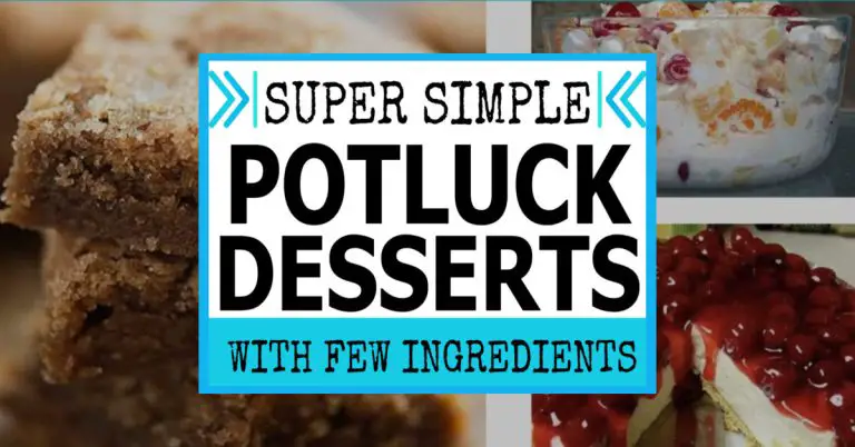 super simple potluck desserts with few ingredients