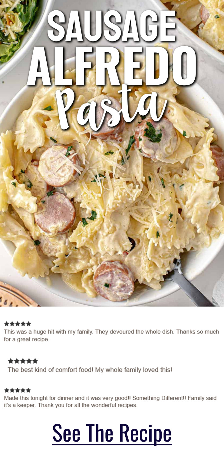 Sausage Alfredo Pasta