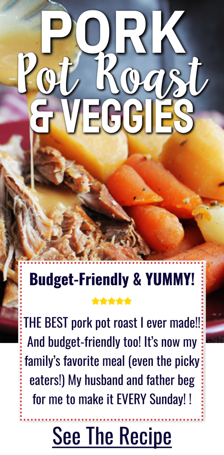 Pork Pot Roast with Veggies and Gravy Pork Roast Crock Pot Recipes