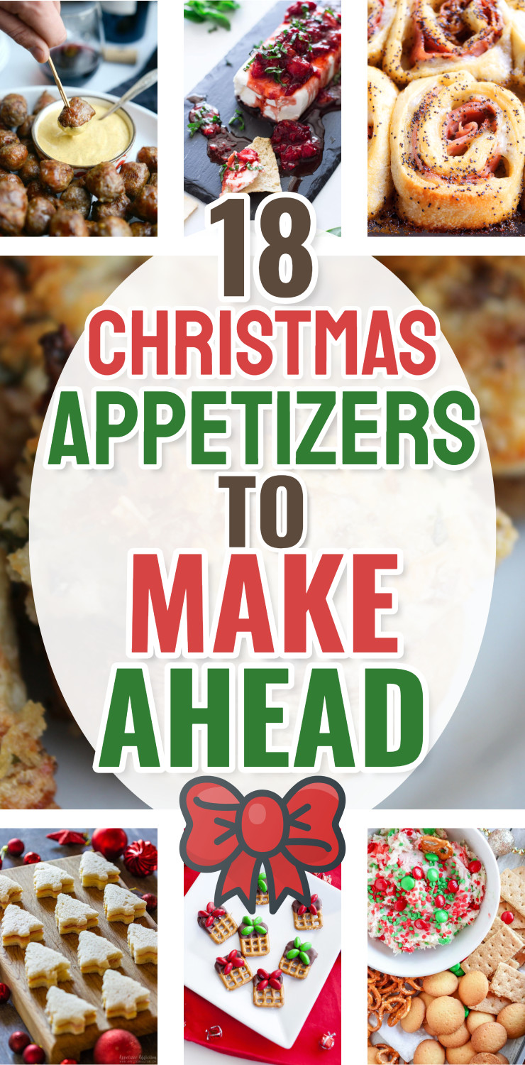 18 christmas appetizers to make ahead