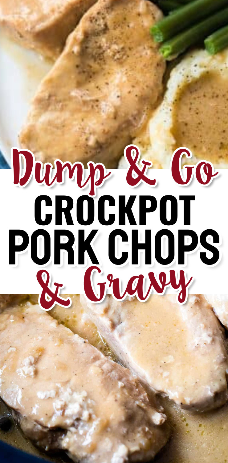 Crockpot Pork Chops and Gravy