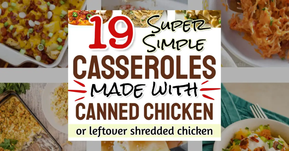 canned chicken casserole recipes