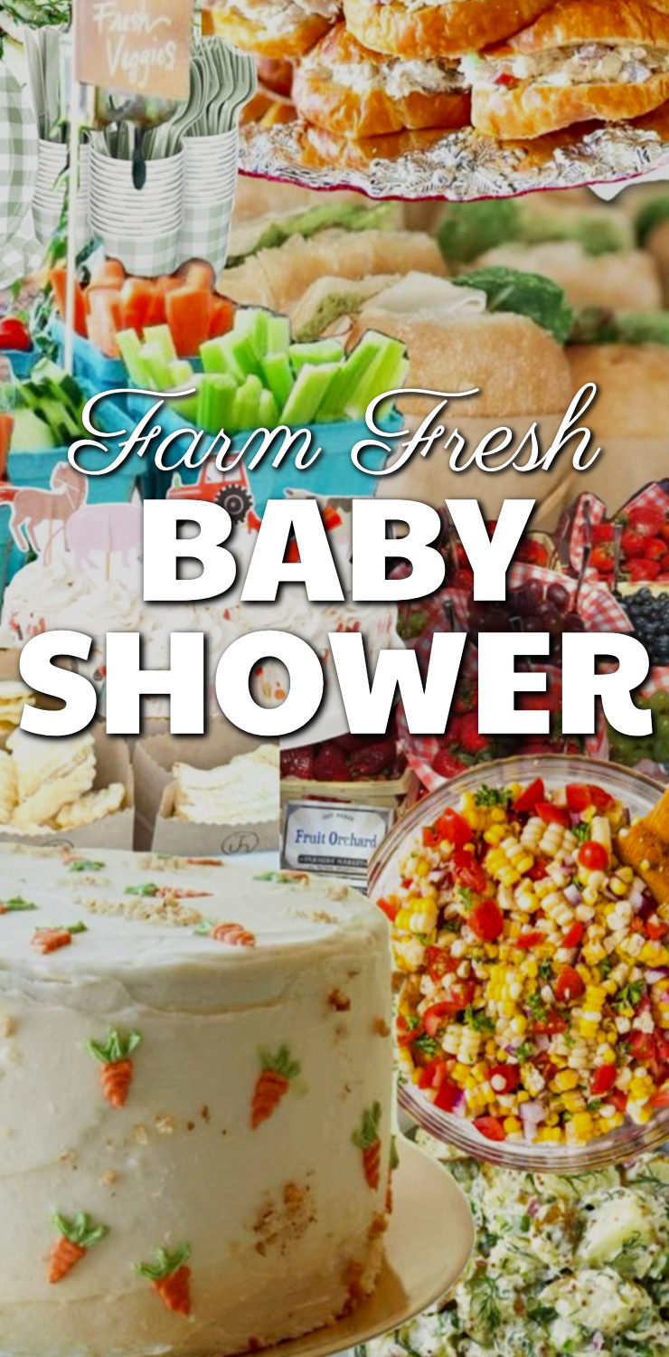 farm fresh baby shower