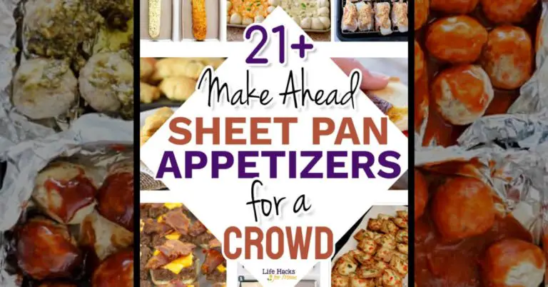 make ahead sheet pan appetizers