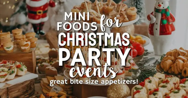 Mini Foods For Christmas Party Events – Great Bite Size Appetizers, Finger Foods and Shareable Snacks