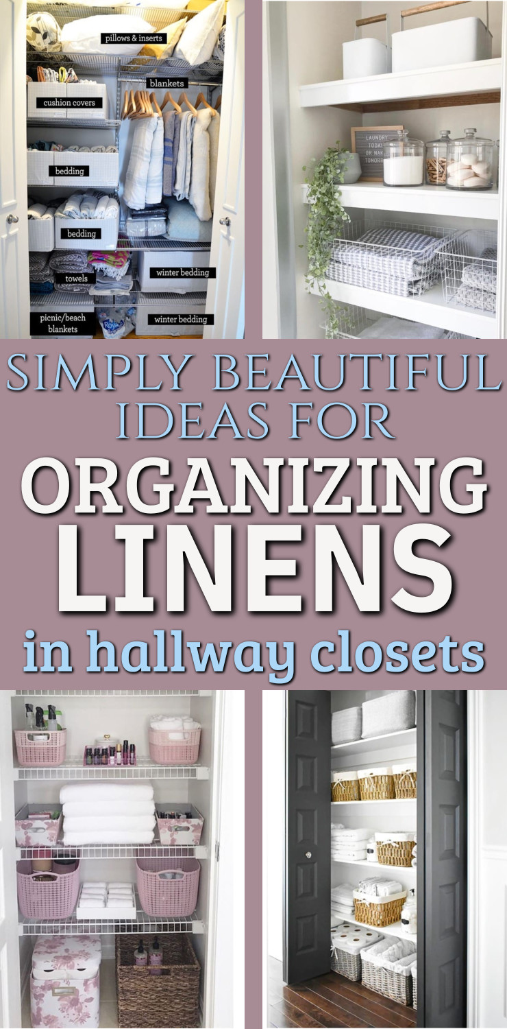 Organizing Linens In My Messy Hallway Linen Closet With Beautiful Organization Solutions