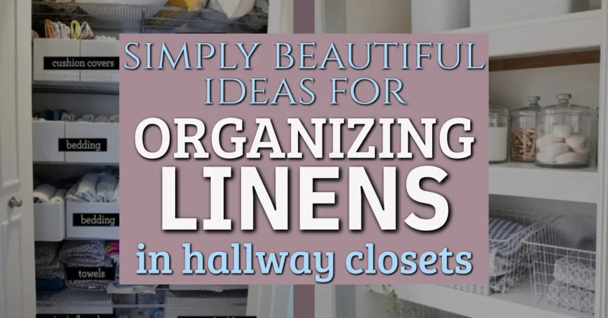 organizing messy linen closet