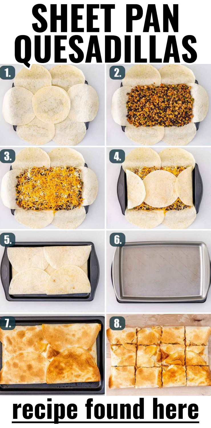 Sheet Pan Quesadillas