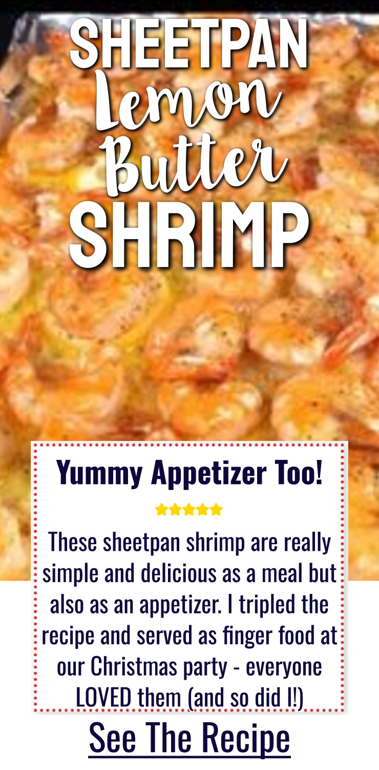 Lemon Butter Shrimp sheet pan suppers