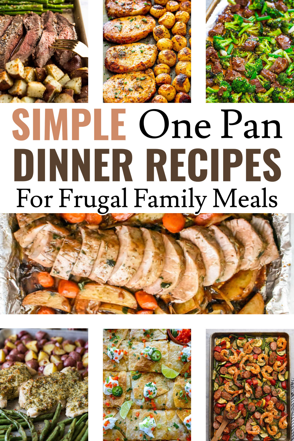 one pan dinner recipes