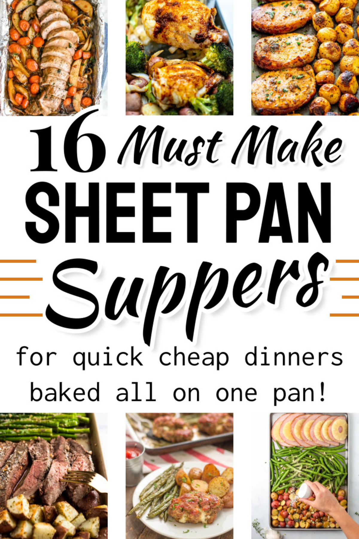 10 sheet pan suppers