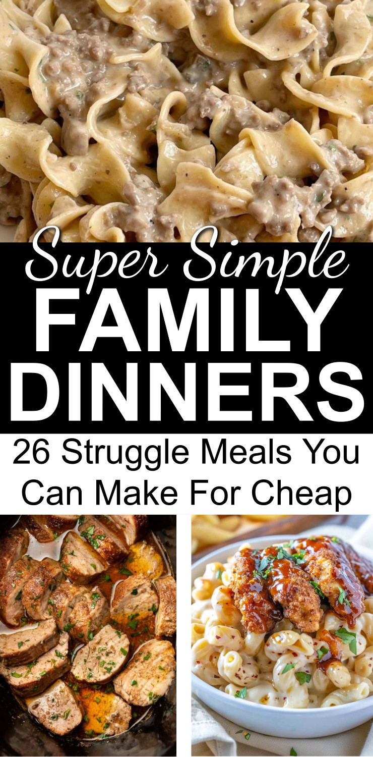 26 Cheap Dinners For a Family Budget recipes saving money - Dinner recipes for family main dishes comfort foods. 26 cheap easy dinners to make to save money on groceries for school night meals and busy day family dinners with picky eaters. Frugal Meals and Cheap Dump dinners quick dinner ideas and easy meals comfort dinners cheap meals for large families, easy family dinner ideas - super simple family dinners struggle meals to make for cheap