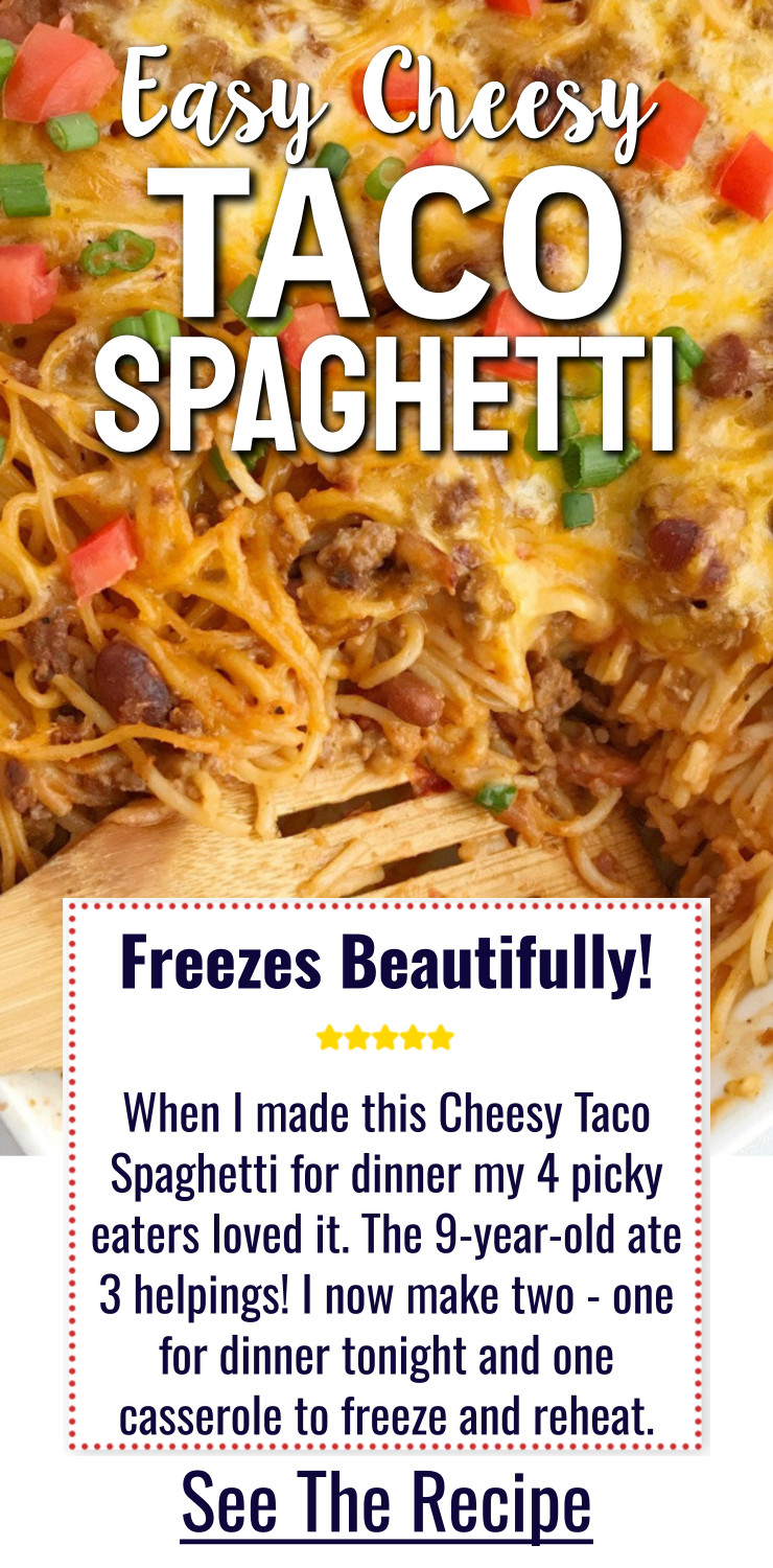 Cheesy Taco Spaghetti