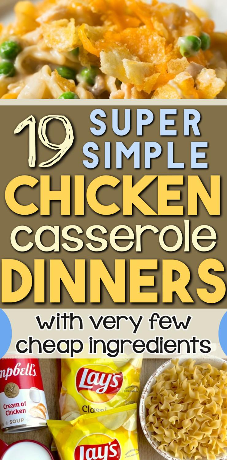 19 cheap chicken casserole dinners